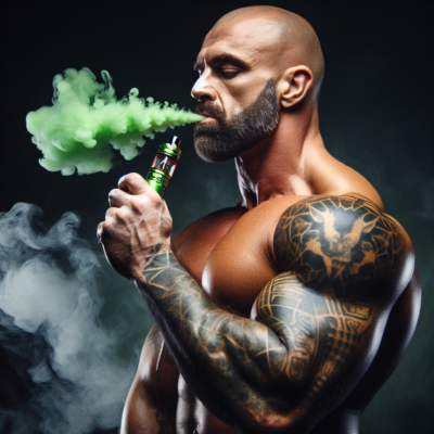 mike tyson green apple vape