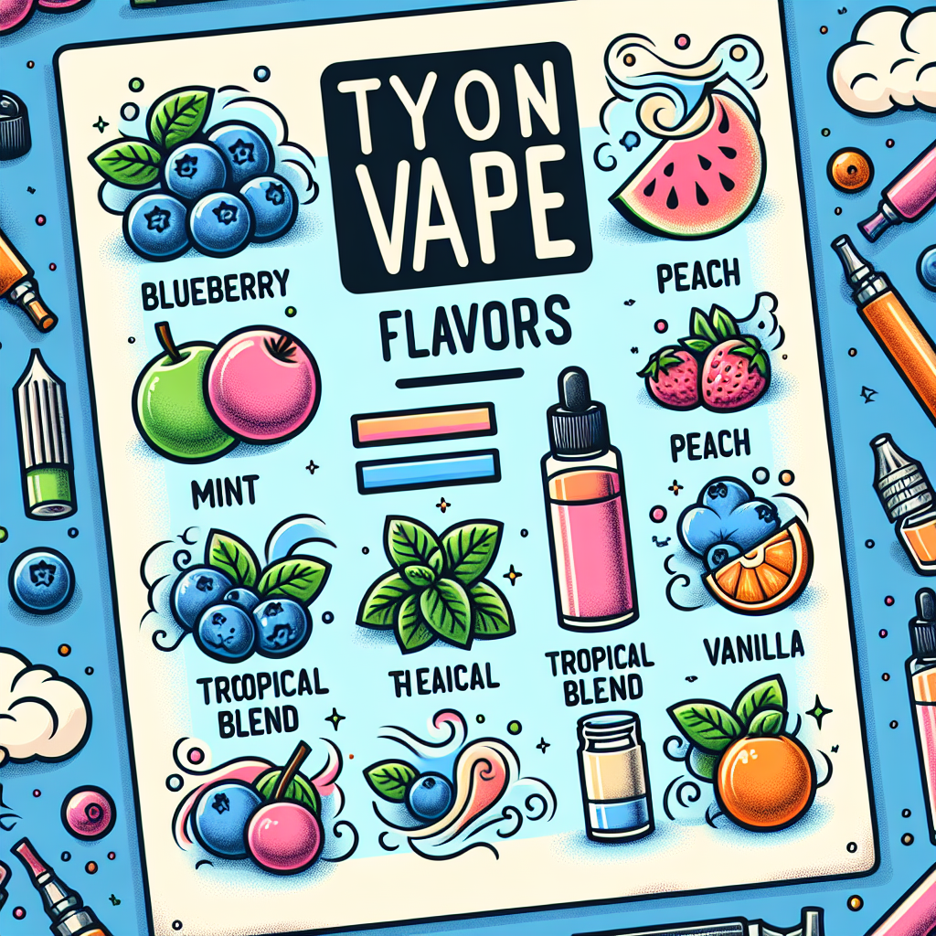 tyson vape flavors list